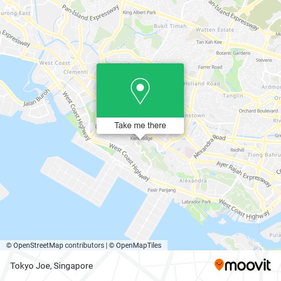 Tokyo Joe map