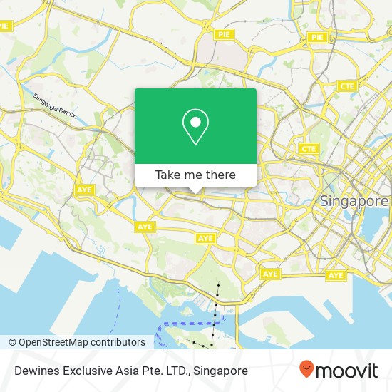 Dewines Exclusive Asia Pte. LTD.地图