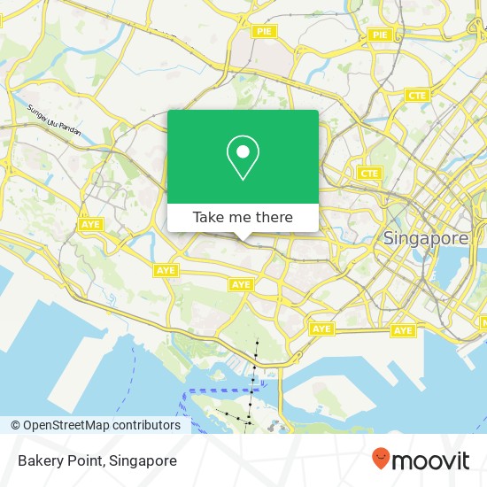 Bakery Point, Tiong Bahru Rd Singapore 15 map