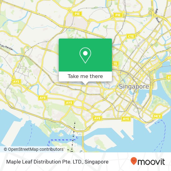 Maple Leaf Distribution Pte. LTD., 2 Alexandra Rd Singapore 159919 map