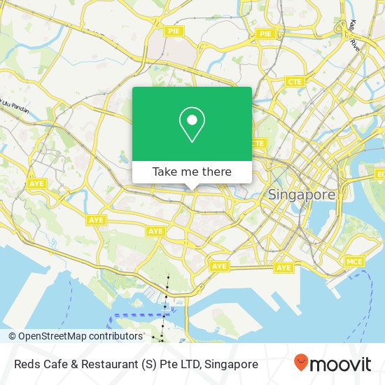 Reds Cafe & Restaurant (S) Pte LTD, 2 Alexandra Rd Singapore 159919地图