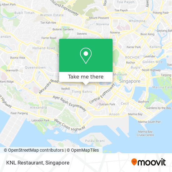 KNL Restaurant map