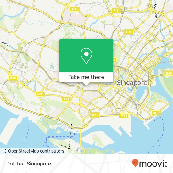 Dot Tea, Singapore map