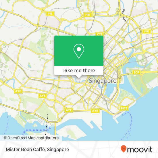 Mister Bean Caffe, 100 Robertson Quay Singapore 238250地图