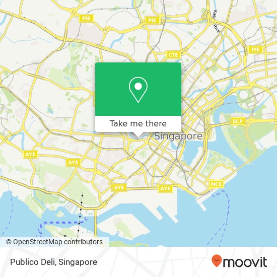 Publico Deli, Singapore map