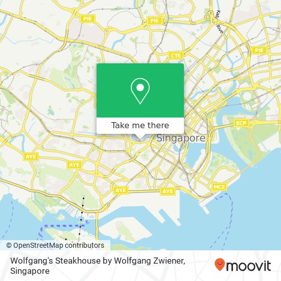 Wolfgang's Steakhouse by Wolfgang Zwiener, Singapore map
