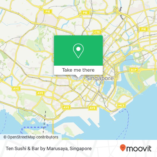 Ten Sushi & Bar by Marusaya, 60 Robertson Quay Singapore 238252 map