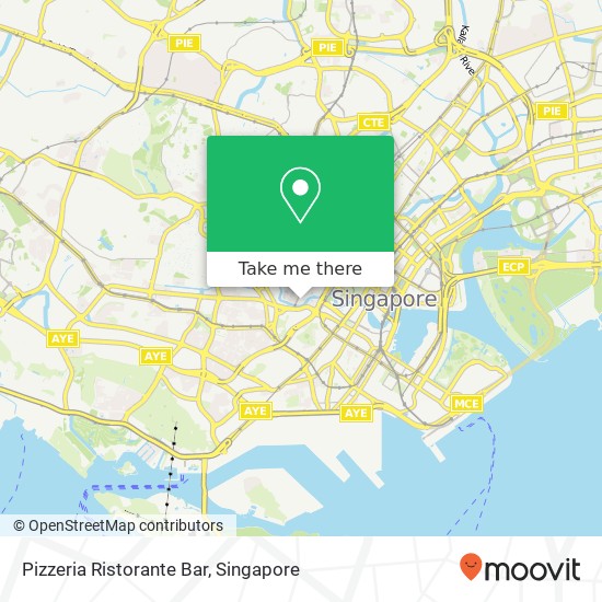 Pizzeria Ristorante Bar, 60 Robertson Quay Singapore 23 map