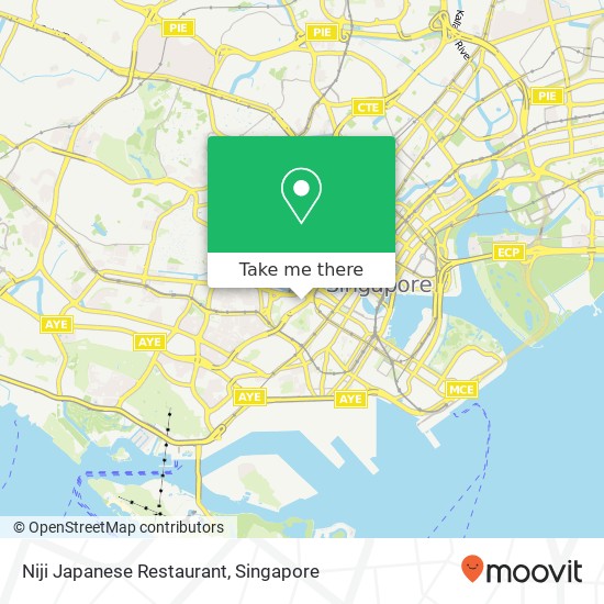 Niji Japanese Restaurant, 52 Chin Swee Rd Singapore 169875地图