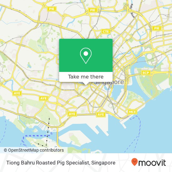 Tiong Bahru Roasted Pig Specialist, Jalan Kukoh Singapore 16 map