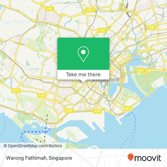 Warong Fathimah, 1 Jalan Kukoh Singapore 16 map