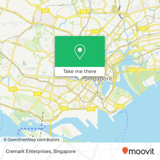 Cremark Enterprises, 60 Havelock Rd Singapore 169658地图