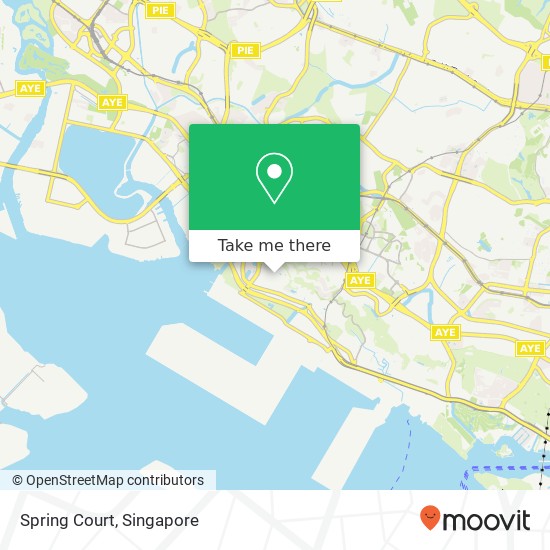 Spring Court, Computing Dr Singapore map