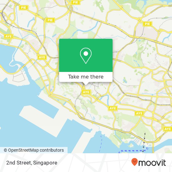 2nd Street, 69 Ayer Rajah Cres Singapore 13地图