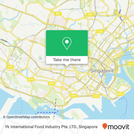 Yk International Food Industry Pte. LTD., 491 River Valley Rd Singapore地图