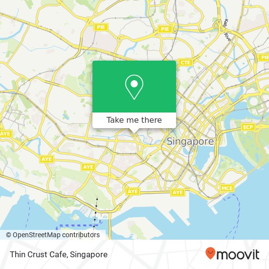 Thin Crust Cafe, 1 Kim Seng Prom Singapore 23 map