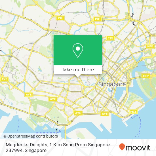 Magderiks Delights, 1 Kim Seng Prom Singapore 237994 map