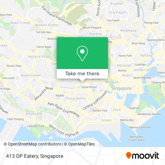 413 DP Eatery map