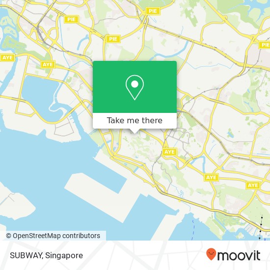 SUBWAY, 31 Lower Kent Ridge Rd Singapore 11 map