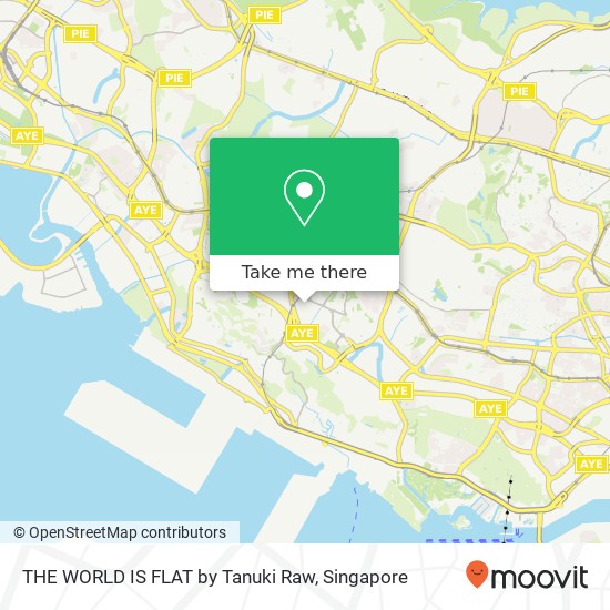 THE WORLD IS FLAT by Tanuki Raw, 73A Ayer Rajah Crescent Singapore 139957地图