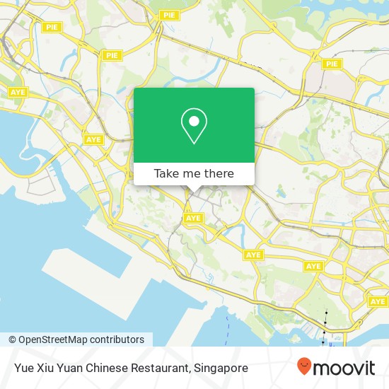 Yue Xiu Yuan Chinese Restaurant, 1 Fusionopolis Way Singapore 13 map