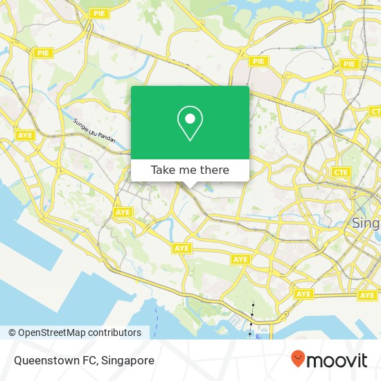 Queenstown FC, Singapore map