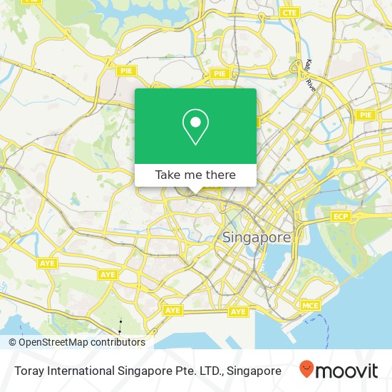 Toray International Singapore Pte. LTD., 111 Somerset Rd Singapore 238164 map