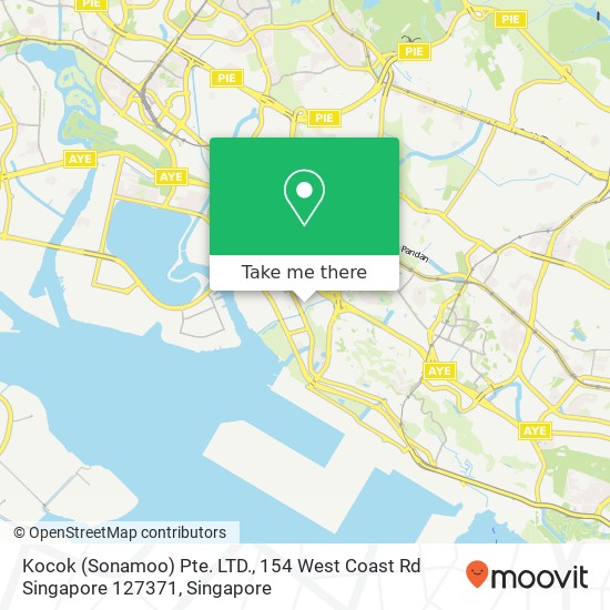 Kocok (Sonamoo) Pte. LTD., 154 West Coast Rd Singapore 127371地图
