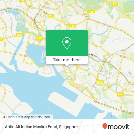 Arifin Ali Indian Muslim Food, 726 Clementi West St 2 Singapore 12地图