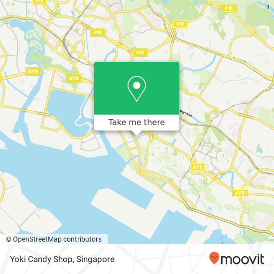 Yoki Candy Shop, Singapore map