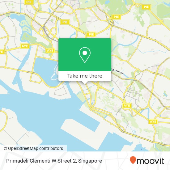 Primadeli Clementi W Street 2, Clementi West St 2 Singapore 120727地图