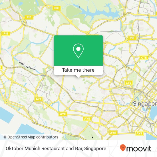 Oktober Munich Restaurant and Bar, 18E Dempsey Rd Singapore map