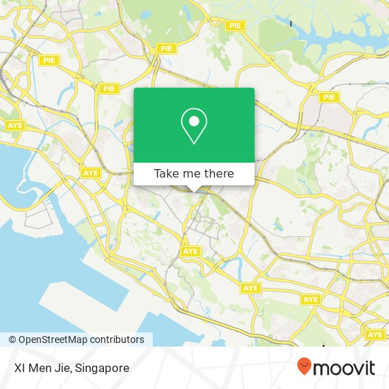 XI Men Jie, 1 Vista Exchange Grn Singapore 138617地图
