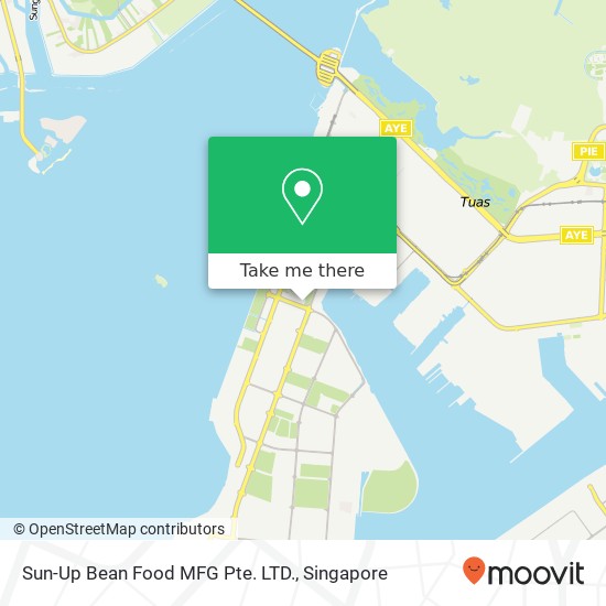 Sun-Up Bean Food MFG Pte. LTD., 10 Tuas Bay Walk Singapore 637780地图