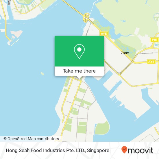 Hong Seah Food Industries Pte. LTD., 10 Tuas Bay Walk Singapore 637780地图