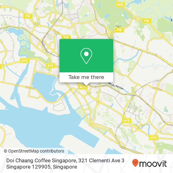 Doi Chaang Coffee Singapore, 321 Clementi Ave 3 Singapore 129905 map