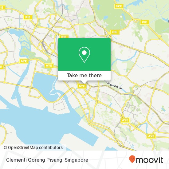 Clementi Goreng Pisang, 448 Clementi Ave 3 Singapore 12地图