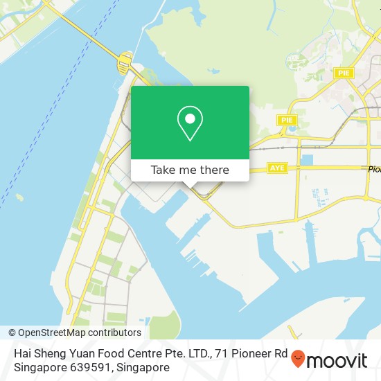 Hai Sheng Yuan Food Centre Pte. LTD., 71 Pioneer Rd Singapore 639591 map