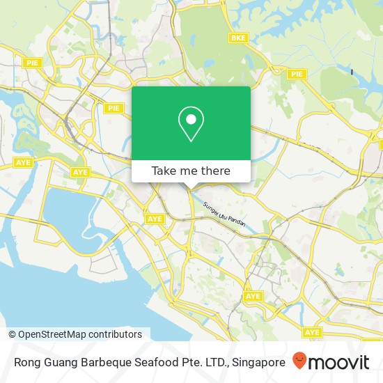 Rong Guang Barbeque Seafood Pte. LTD., 301 Ulu Pandan Rd Singapore 596469地图