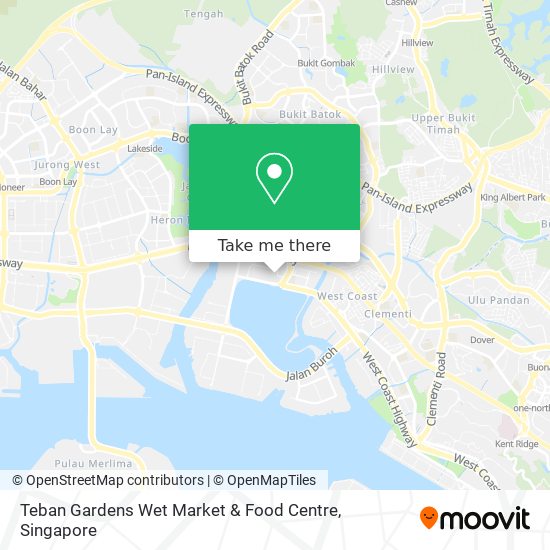 Teban Gardens Wet Market & Food Centre地图