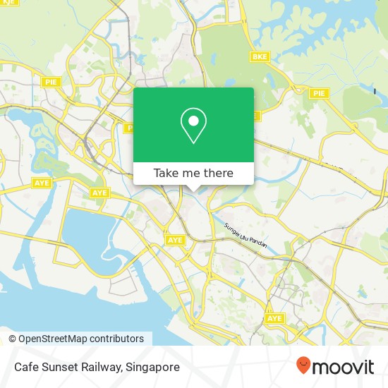 Cafe Sunset Railway, 41 Sunset Way Singapore 597071地图