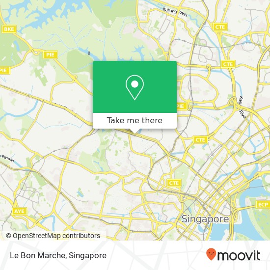 Le Bon Marche, Bukit Timah Rd Singapore map