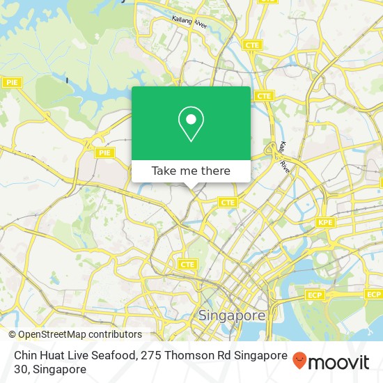 Chin Huat Live Seafood, 275 Thomson Rd Singapore 30地图