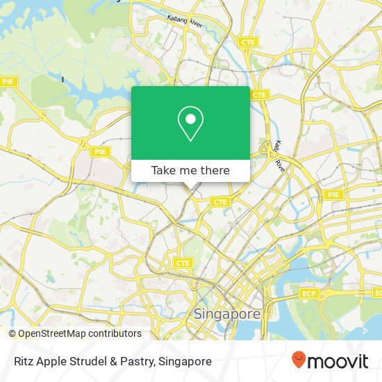 Ritz Apple Strudel & Pastry, Irrawaddy Rd Singapore map