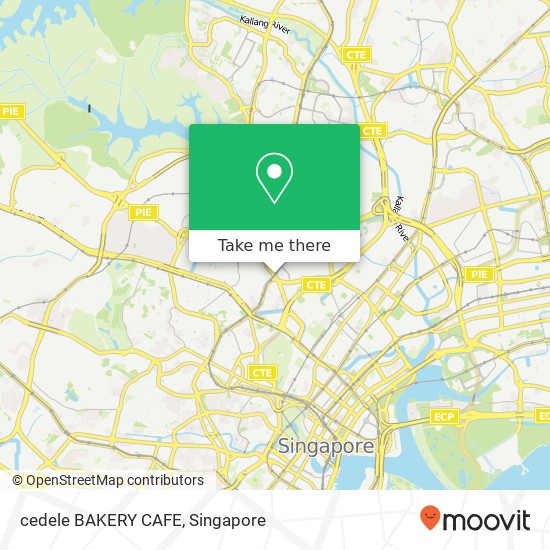 cedele BAKERY CAFE, 238 Thomson Rd Singapore 30地图