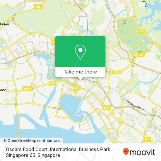 Oscars Food Court, International Business Park Singapore 60 map