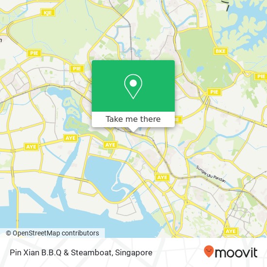 Pin Xian B.B.Q & Steamboat, Boon Lay Way Singapore 60 map