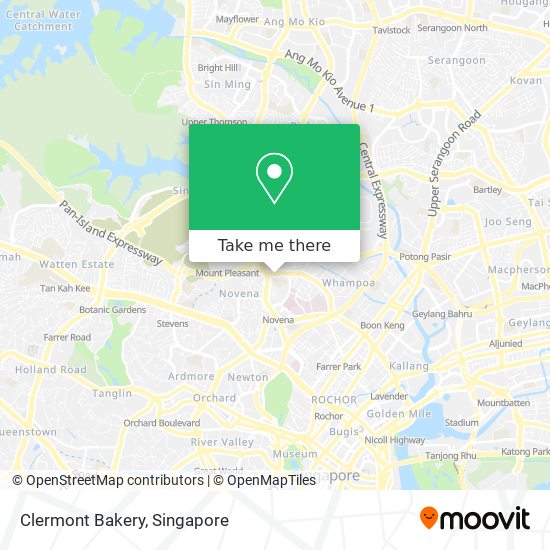 Clermont Bakery map