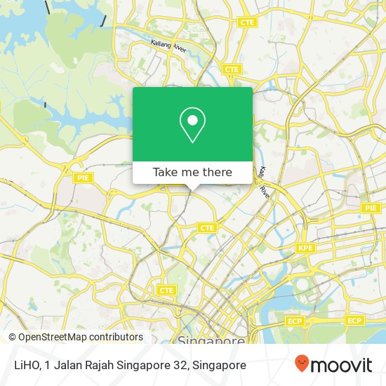LiHO, 1 Jalan Rajah Singapore 32 map
