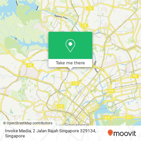 Invoke Media, 2 Jalan Rajah Singapore 329134地图